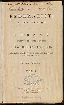 The Federalist (1st ed, 1788, vol I, title page) - 02.jpg