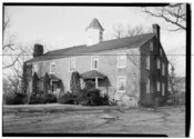 Historic American Buildings Survey, Ray Moody, Photographer January 21, 1958 BACK ELEVATION. - Tusculum College, State Route 107, Greeneville Vicinity, Tusculum, Greene County, HABS TENN,30-TUSC,2A-1.tif