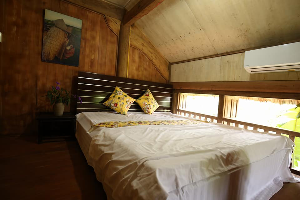 Phòng ngủ Homestay Hoa Mai Viên Villa Sóc Sơn
