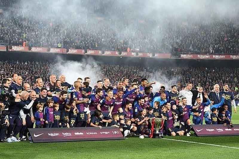 Barcelona 26 lần vô địch la Liga