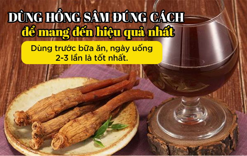 Nên sử dụng hồng sâm Hàn Quốc đúng cách để có được hiệu quả cao