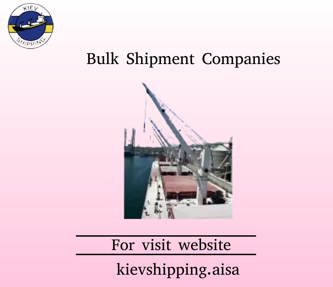 Bulk Shipment Companies