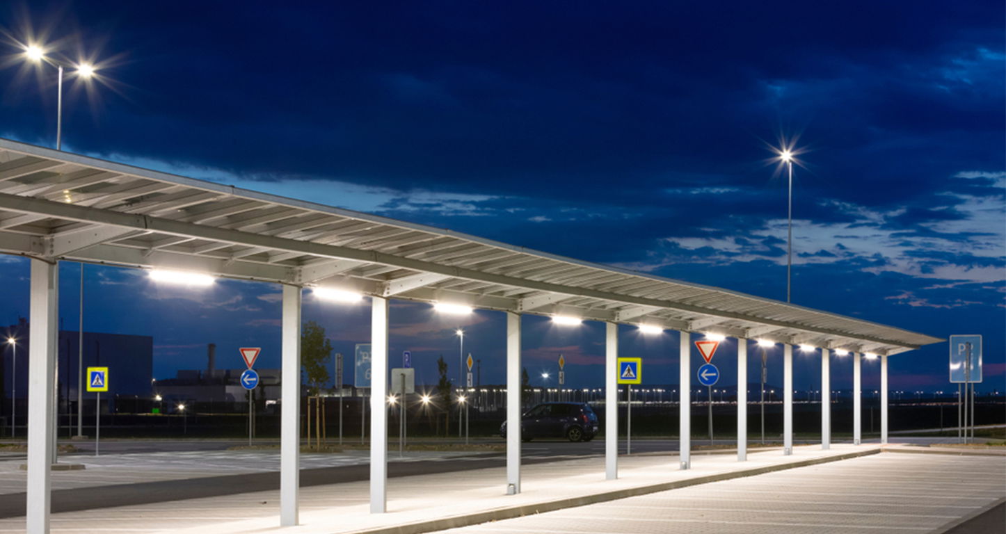 led parking lot lights
