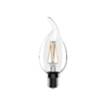 E14 LED FILAMENT BULBS - HTCAF-4W 2.7K T, E14 Holder, 4W, 400lm, Warm White2700K, 106 x 37