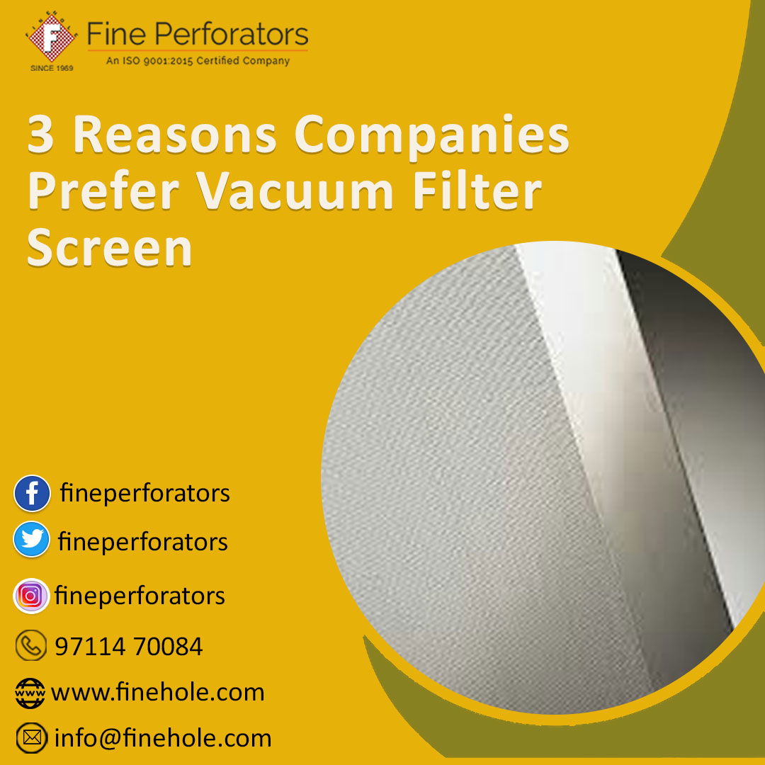 vacuum filter screen