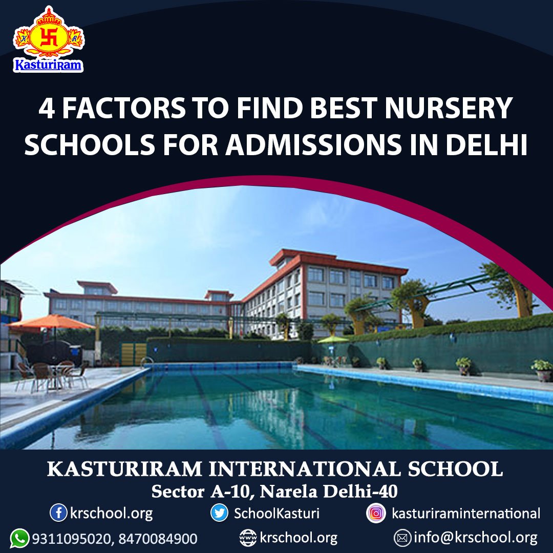 best nursery schools for admissions in Delhi