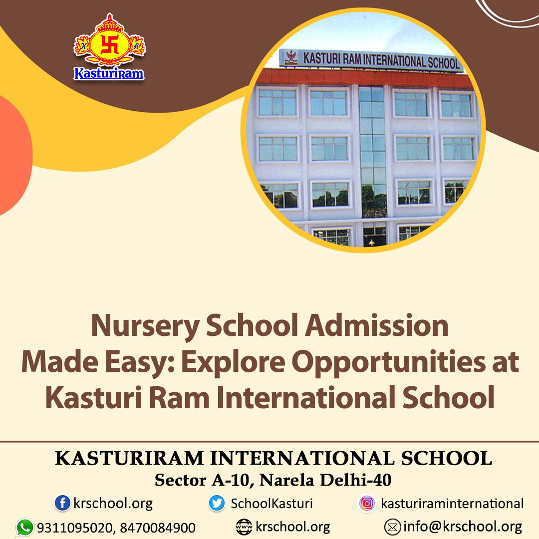  the right nursery school in Delhi