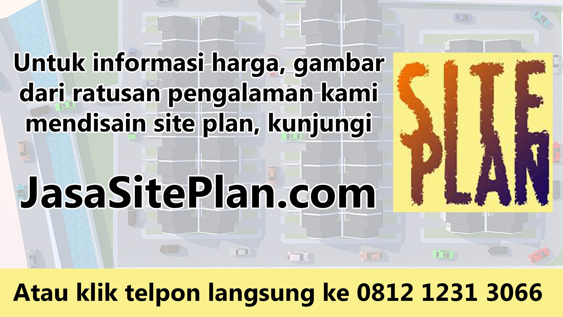 Cara Menggambar Site Plan Manual – Belajar.TugaSoal.com