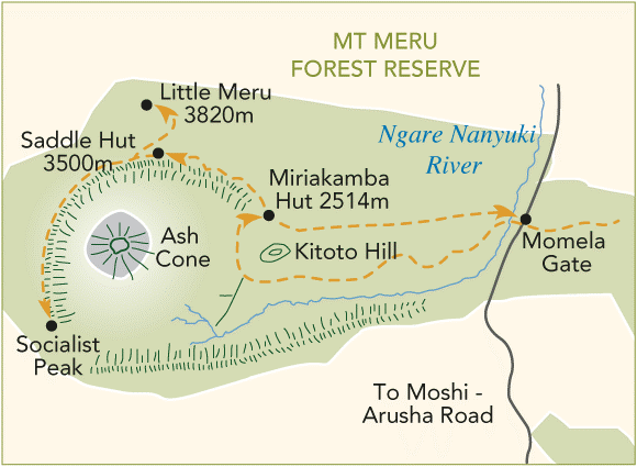 Mount Meru map