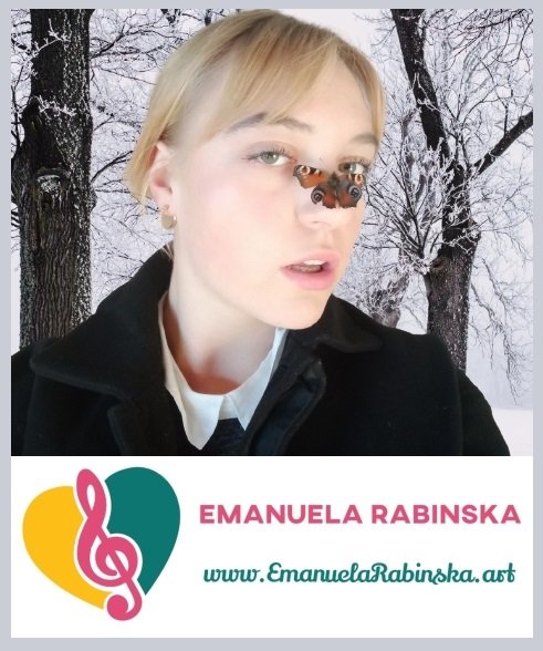 Emanuela Rabińska na zdjęciu do teledysku Chanson de geste.
