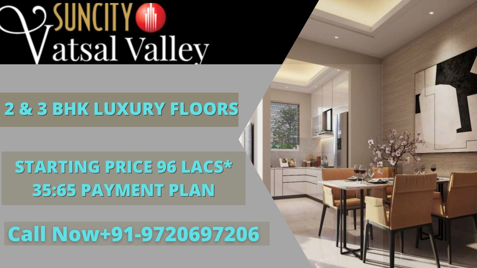 suncity vatsal valley floor plan