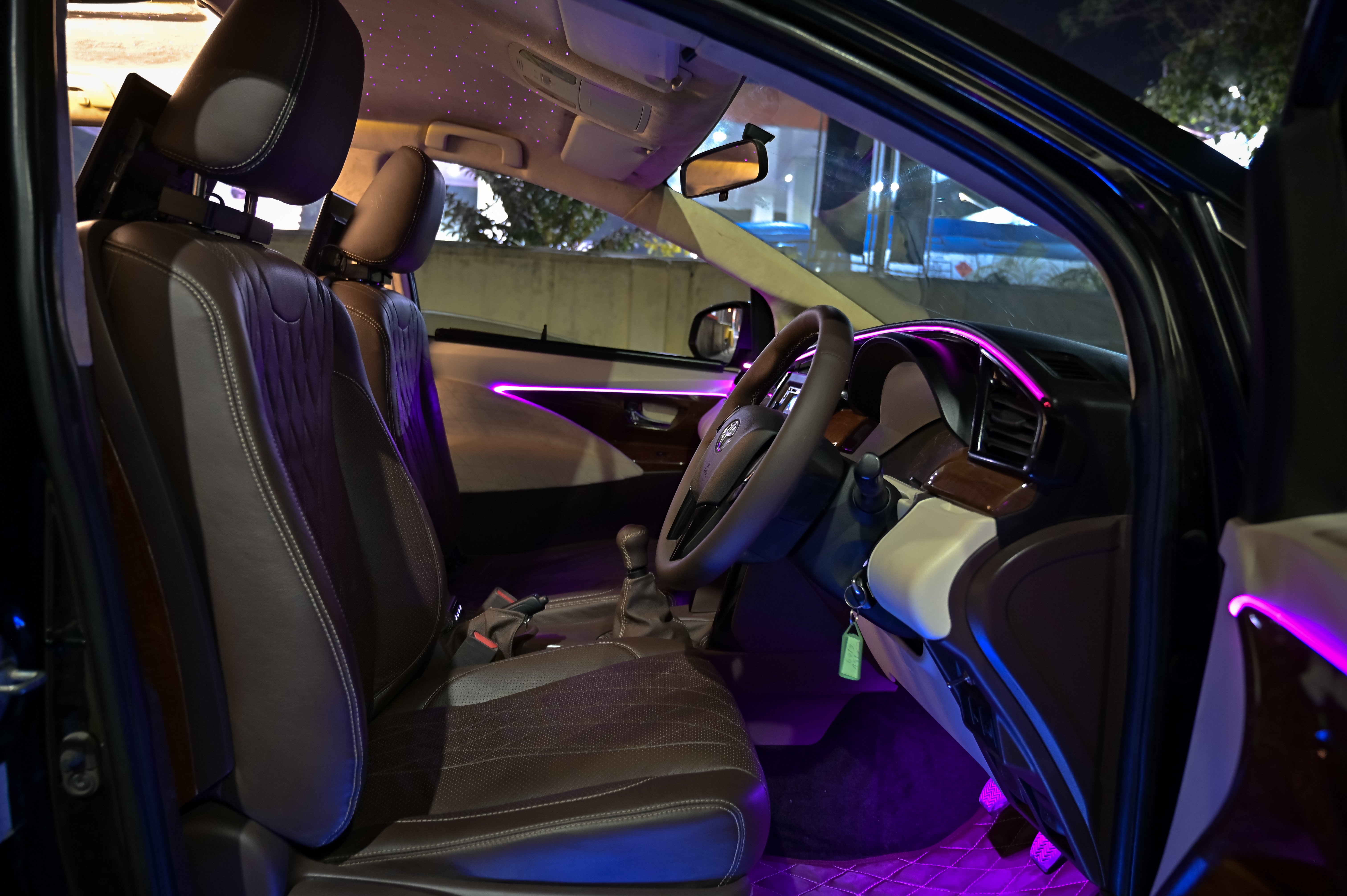 Modified Innova Car Interior