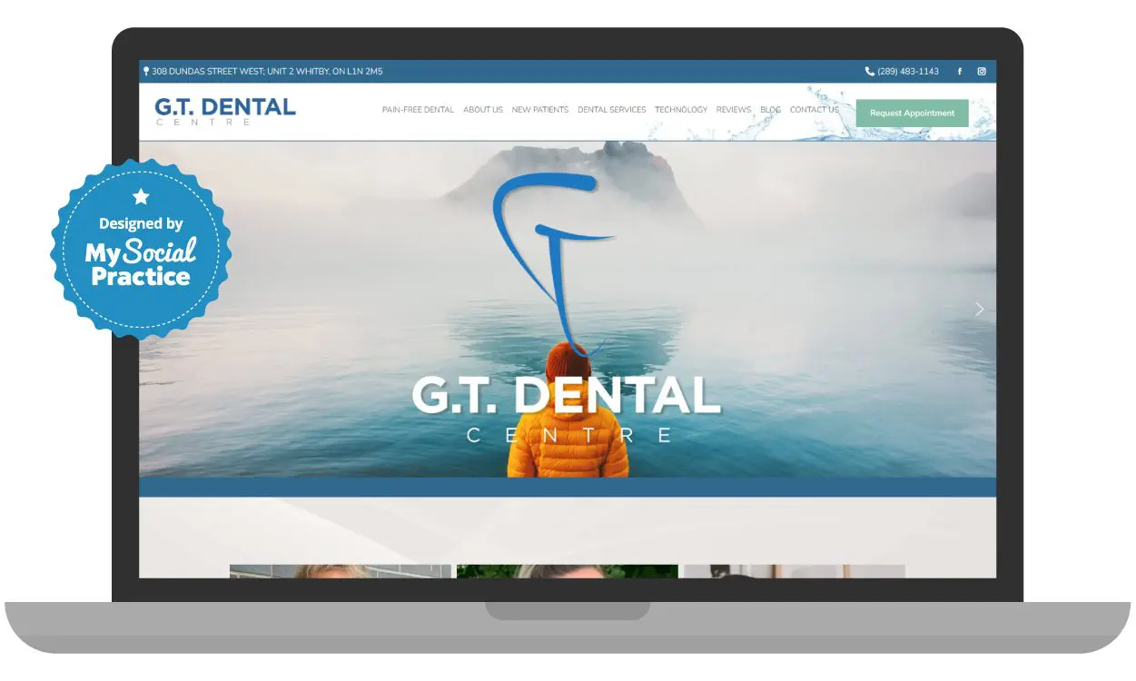 dentist website design