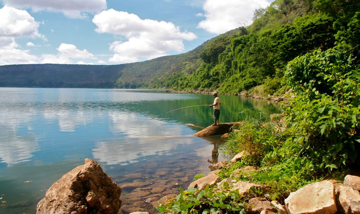 Chala Lake in Tanzania