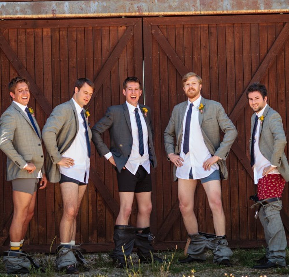 No more Pants Celebration: Funny Wedding Pictures