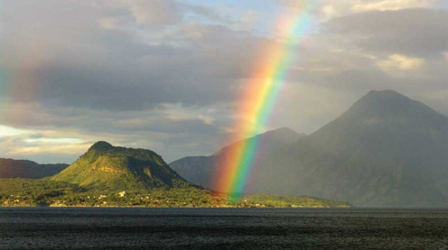 Cerro de Oro from across Lake Atitlán (Photo credit: Guatemala.com)