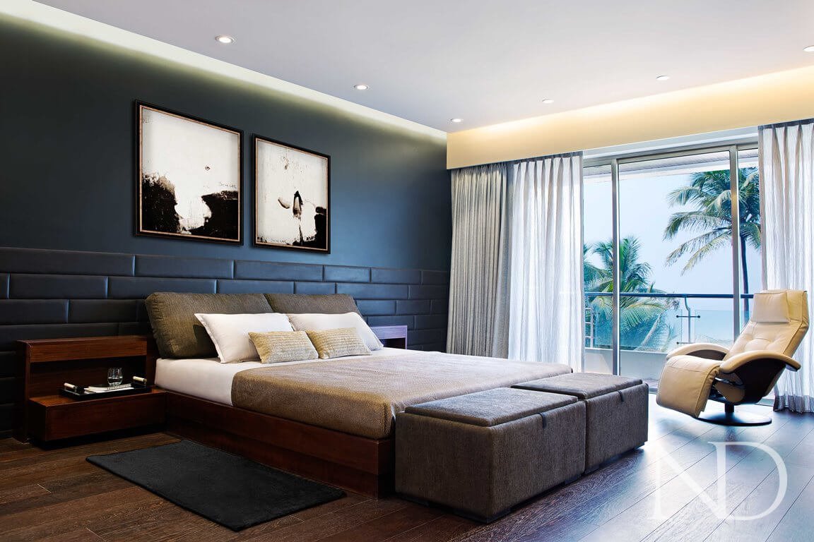 Elegant bedroom best interior company in mumbai