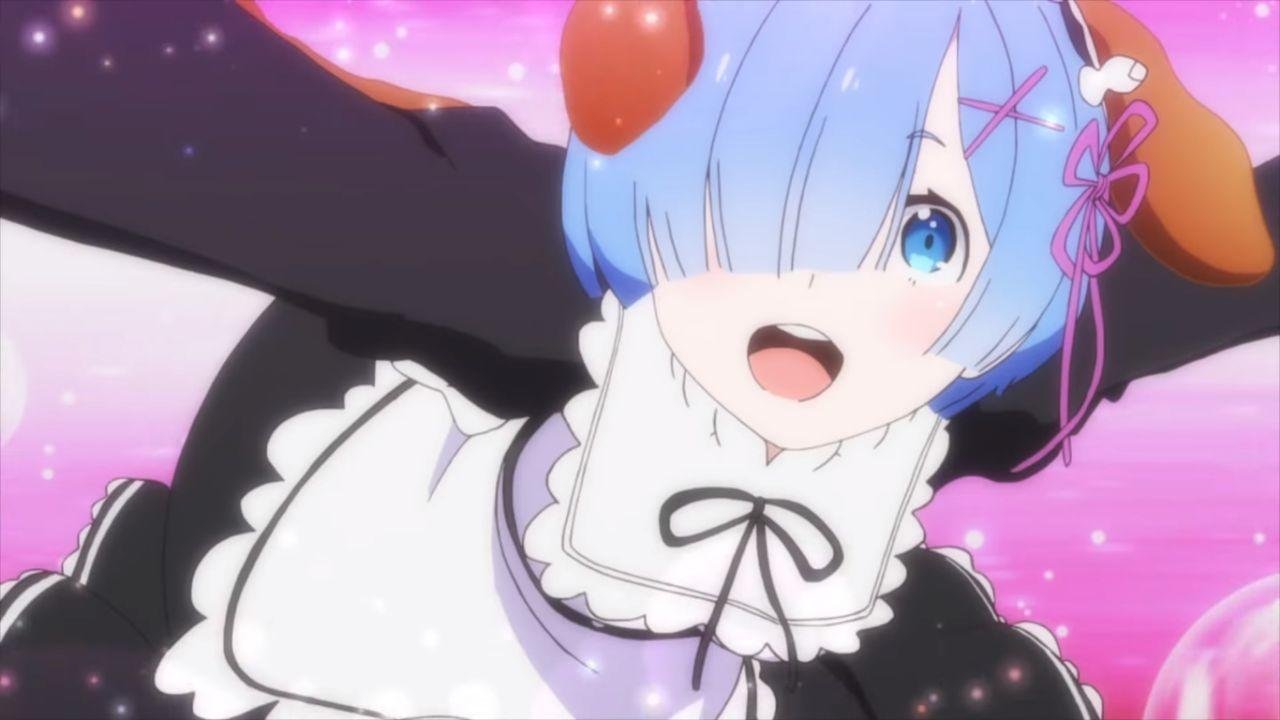 Rem anime girl character of Re: Zero