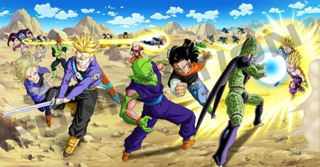 Dragon Ball Z fighting characters