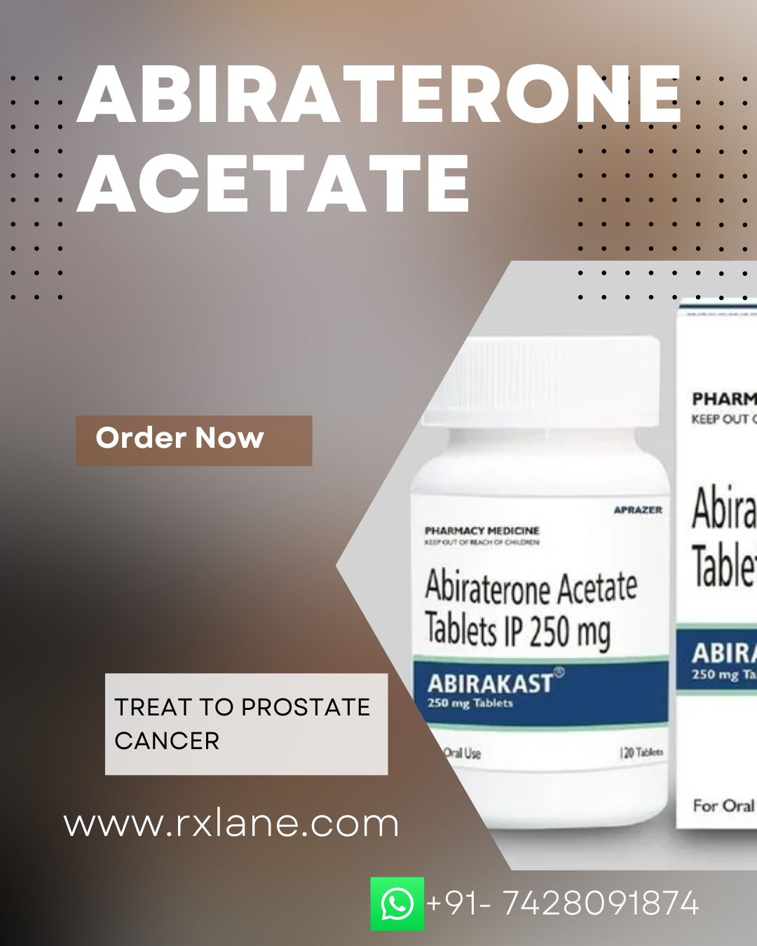 Indian Abiraterone 250mg Tablet