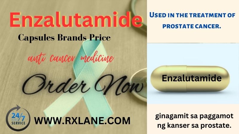 Order now Enzalutamide 40mg Capsules cost Malaysia, Philippines, Thailand