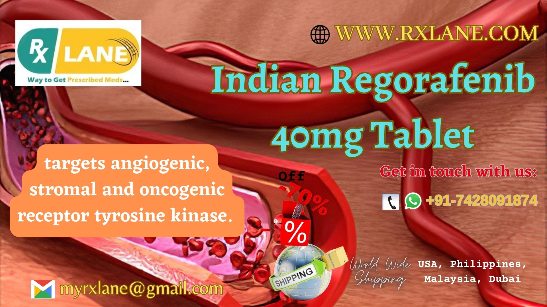 Indian Regorafenib tablet Wholesale Price 