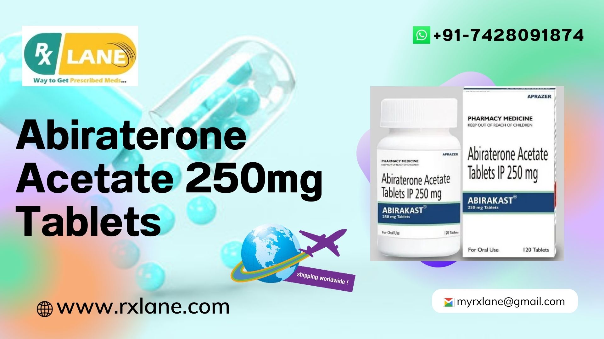 Abiraterone Acetate 250mg wholesale price Thailand