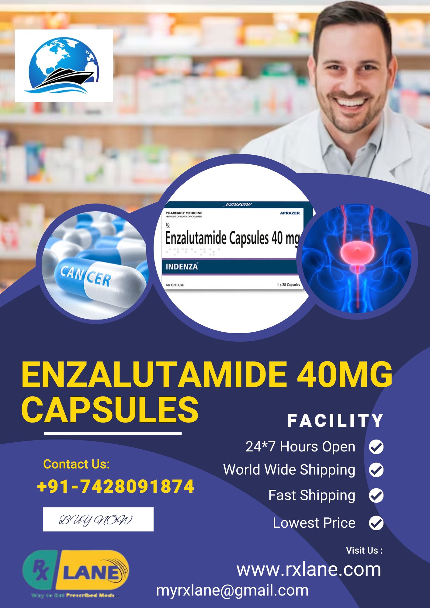 Indian Enzalutamide Capsules Price Malaysia