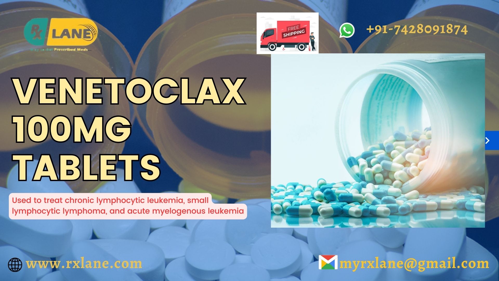 Indian Venetoclax 100mg Tablets China