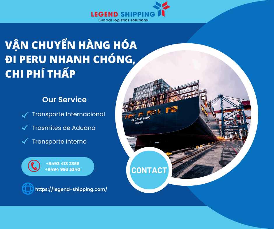 VẬN CHUYỂN HÀNG HÓA ĐI PERU NHANH CHÓNG, CHI PHÍ THẤP