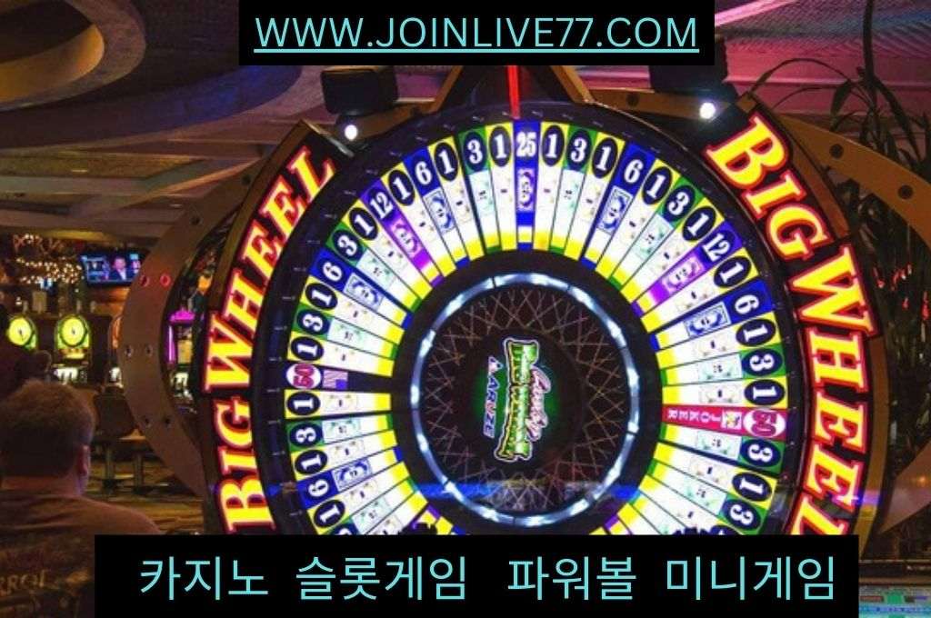 Colorful big wheel play by the bettor sit in front of it