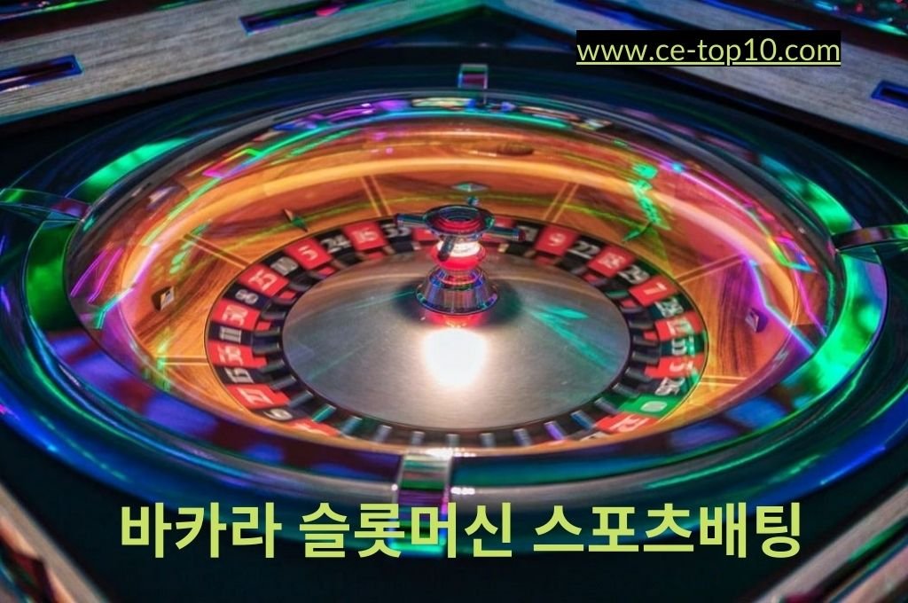 Closed up Roulette wheel rotating with a green lights 