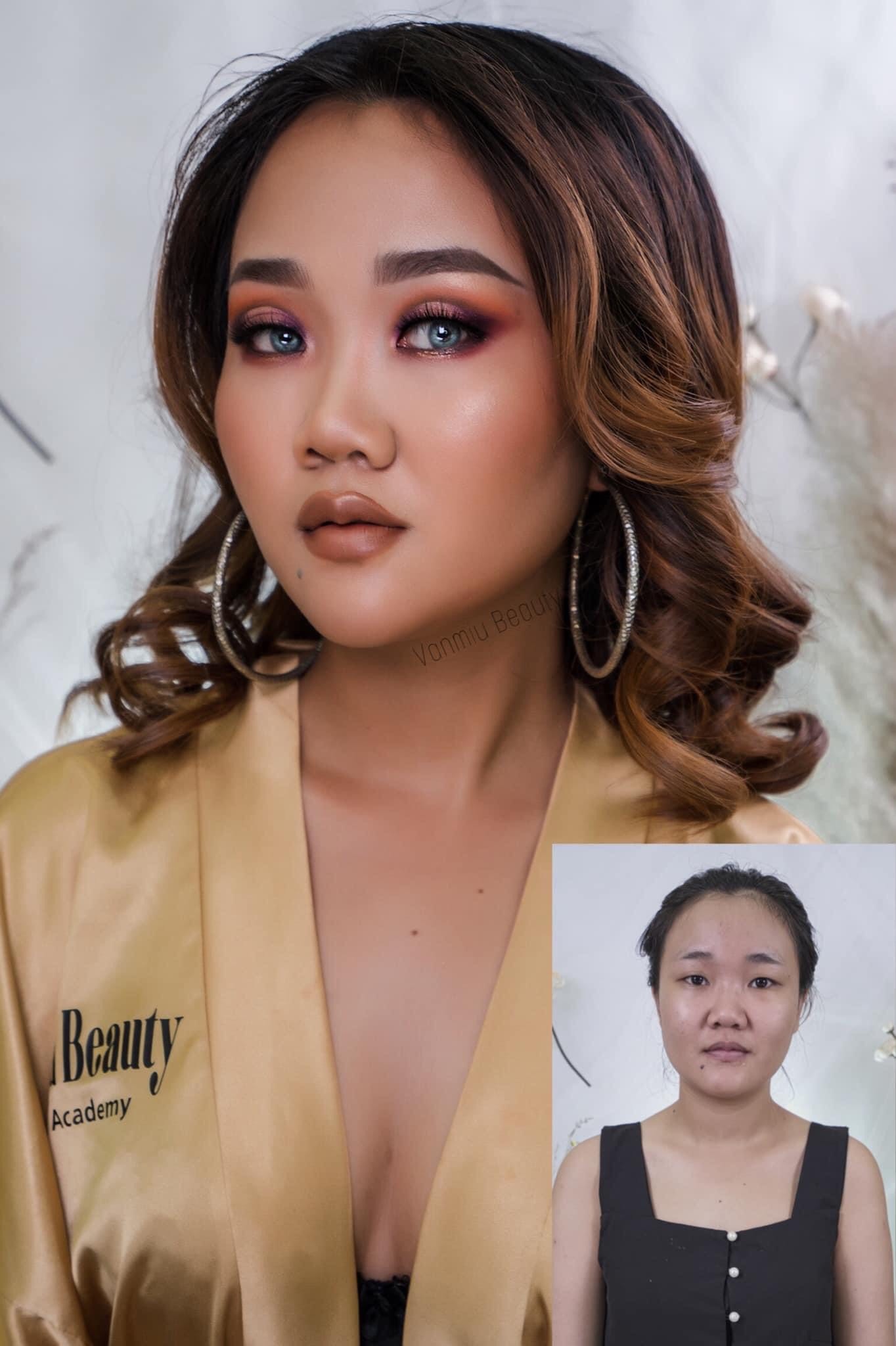 makeup cô dâu tone Tây nâu lạnh