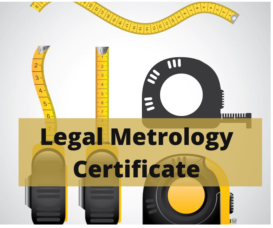 legal metrology certificate