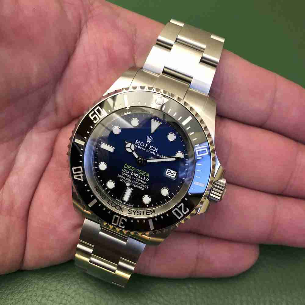 Réplique Montre Rolex Deepsea Oyster Perpetua Sea-Dweller Cadran D-Blue Titane Acier Inoxydable 44mm Ref. 126660