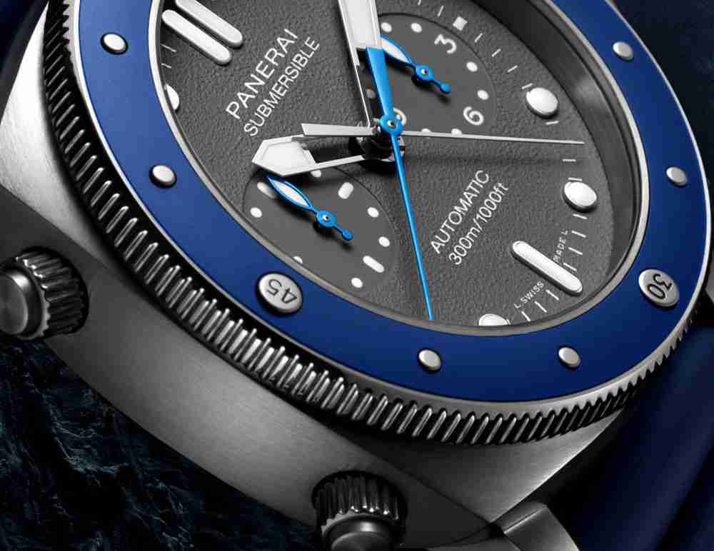 Réplique Montres Panerai Luminor Submersible Automatique Chrono Guillaume Néry PAM982 Édition Spéciale