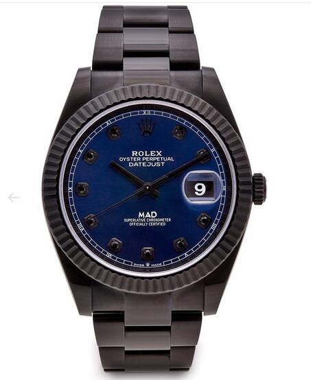 Présentation de la réplique montre Rolex Datejust 41 Automatique Matte Noir 1