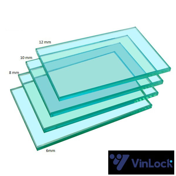 Độ dày kính cường lực : 6mm -8mm - 10mm - 12mm 