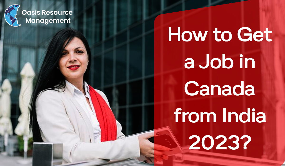 Job in Canada from India in 2023