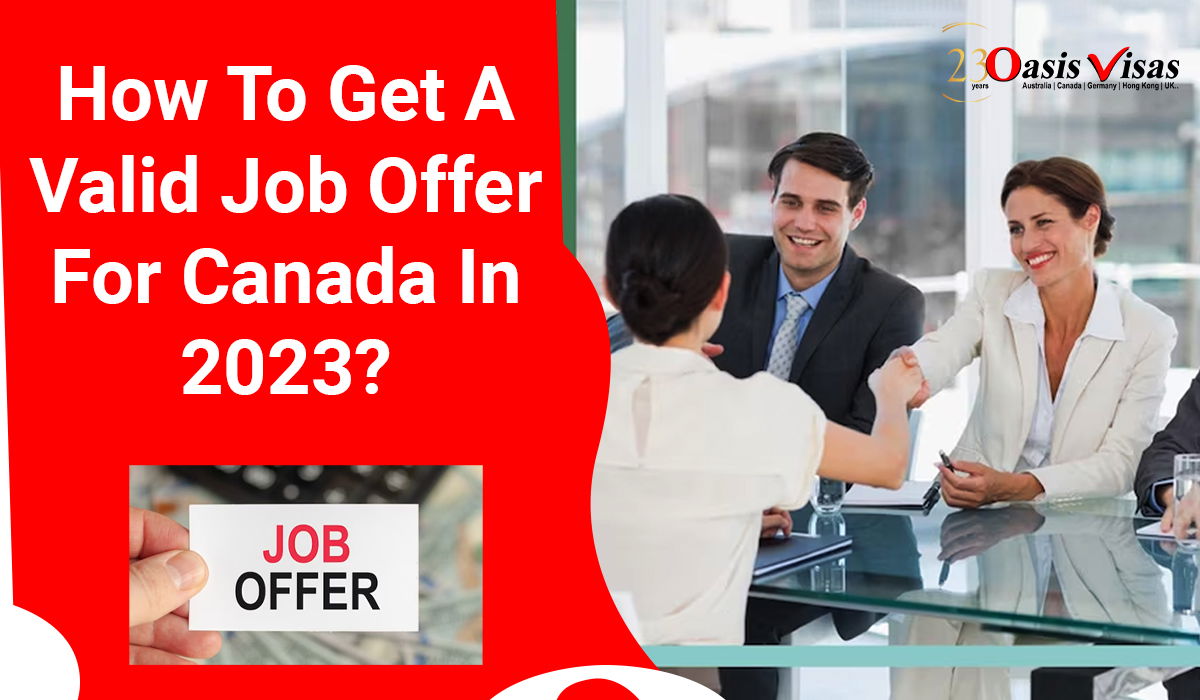 Valid Job Offer For Canada In 2023