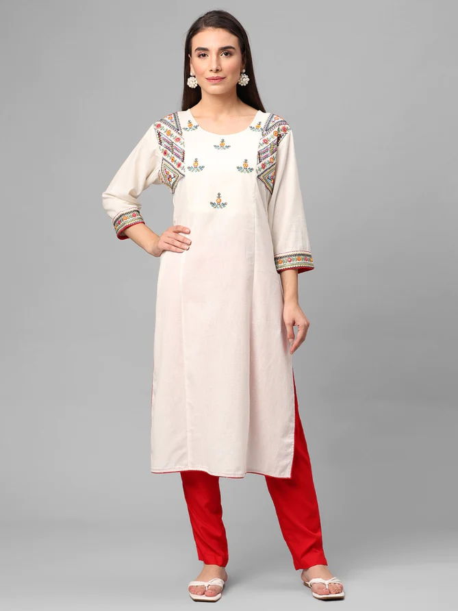 embroidered kurta