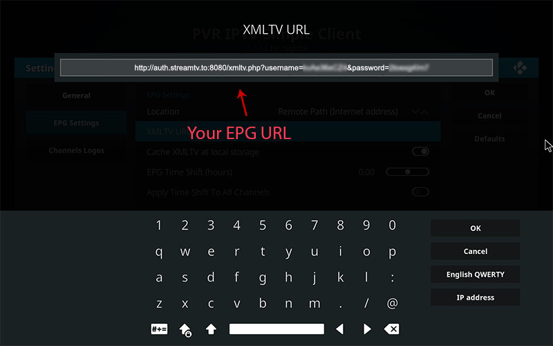 Installeer IPTV op Kodi - stap 9