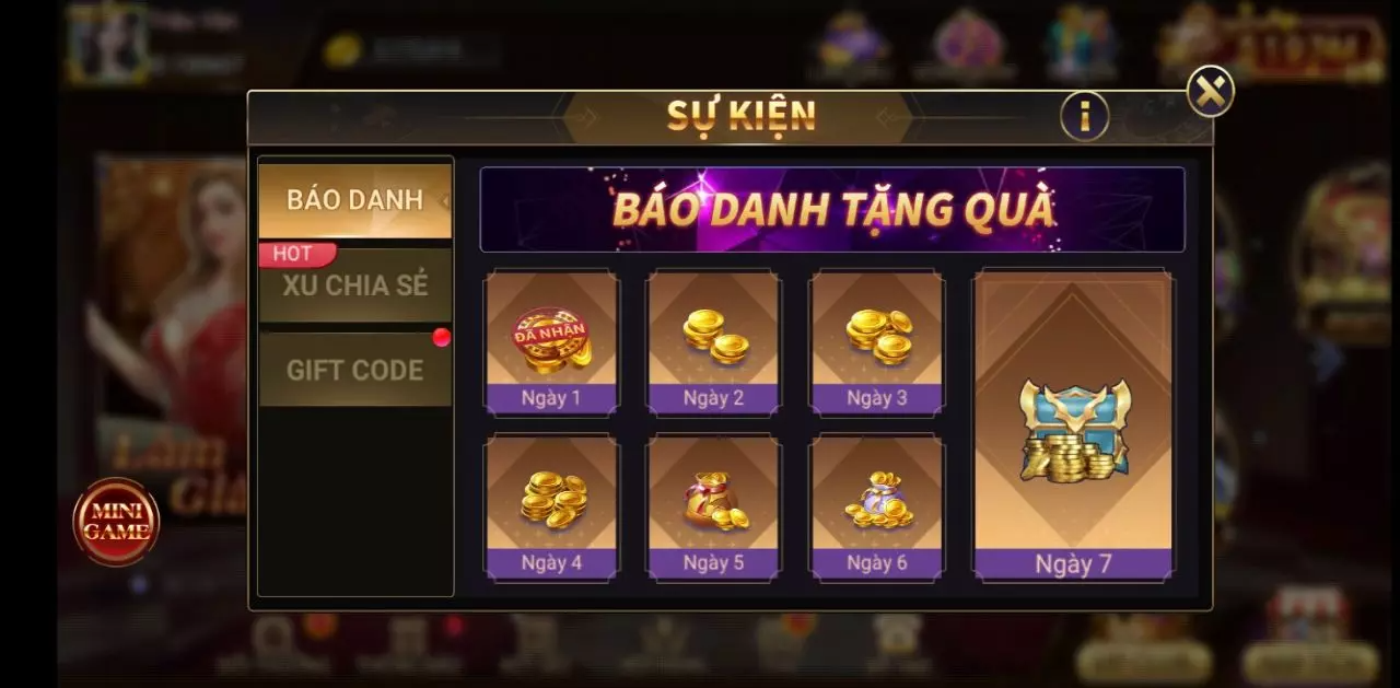 báo danh game twin