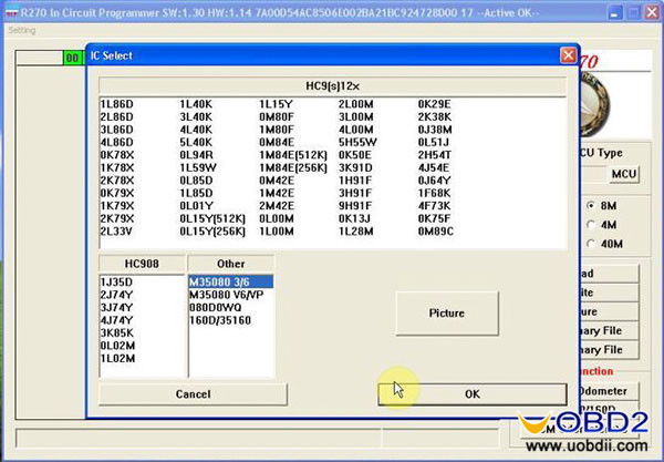 r280 ic select