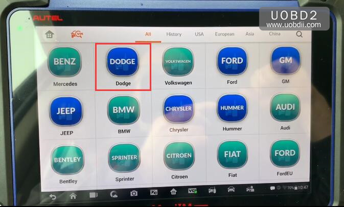 Autel MaxiIM608 Read PIN Code for Dodge Smart Key (1)