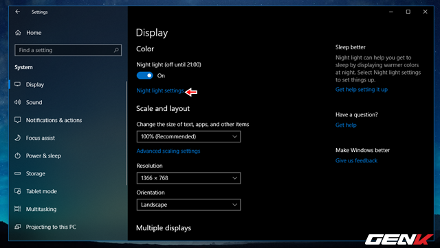 Cách thiết lập tự động kích hoạt tính năng lọc ánh sáng xanh khi đêm xuống trên Windows 10 April 2018 - Ảnh 5.