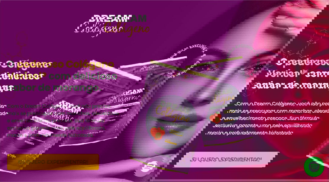 Dream Colágeno Solúvel site oficial