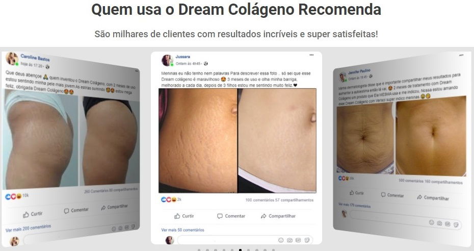 Dream Colágeno Solúvel depoimentos