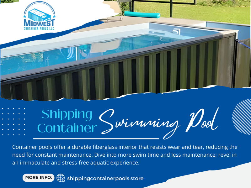 Shipping Container Swimming Pool