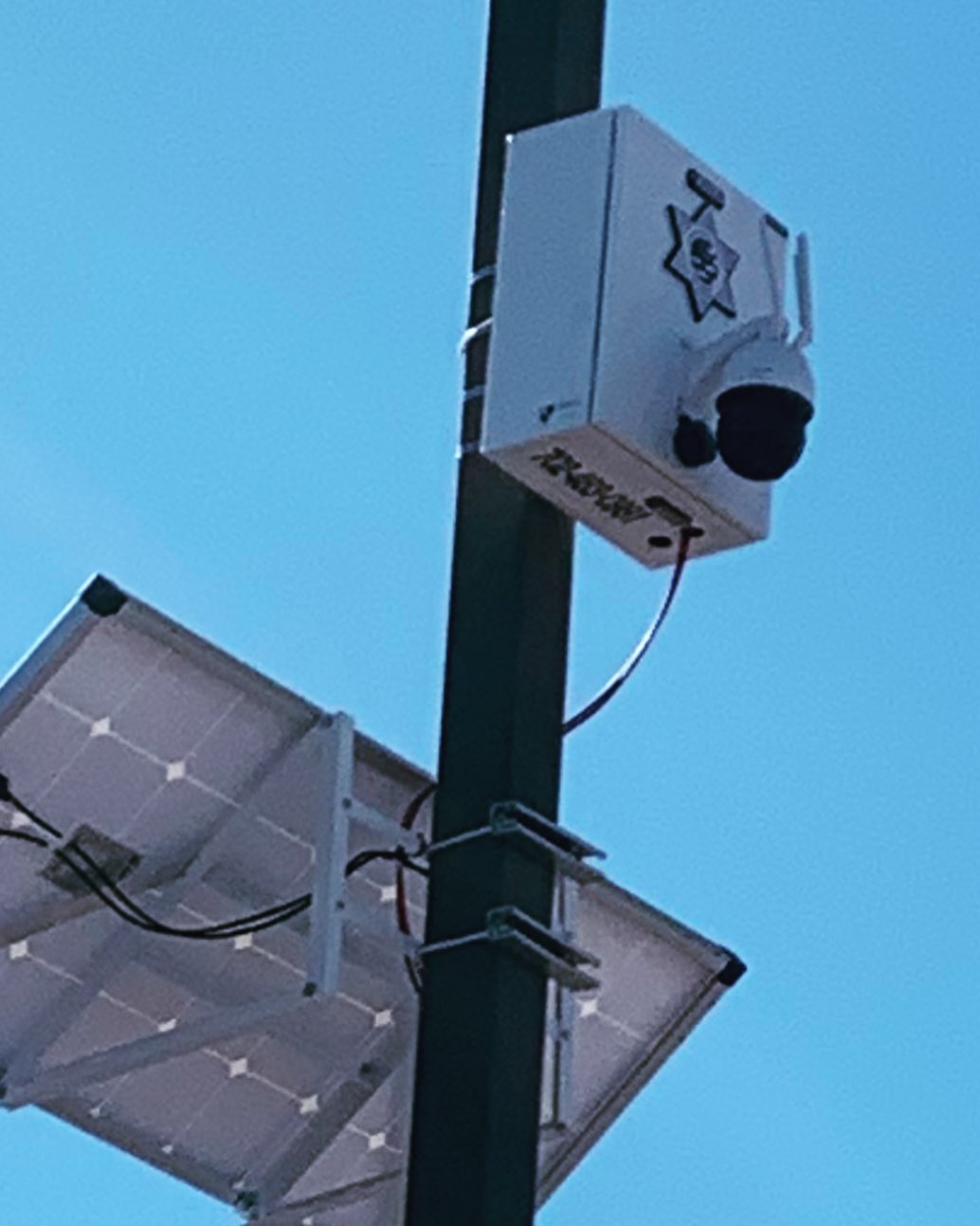 solar camera system trailer Nevada